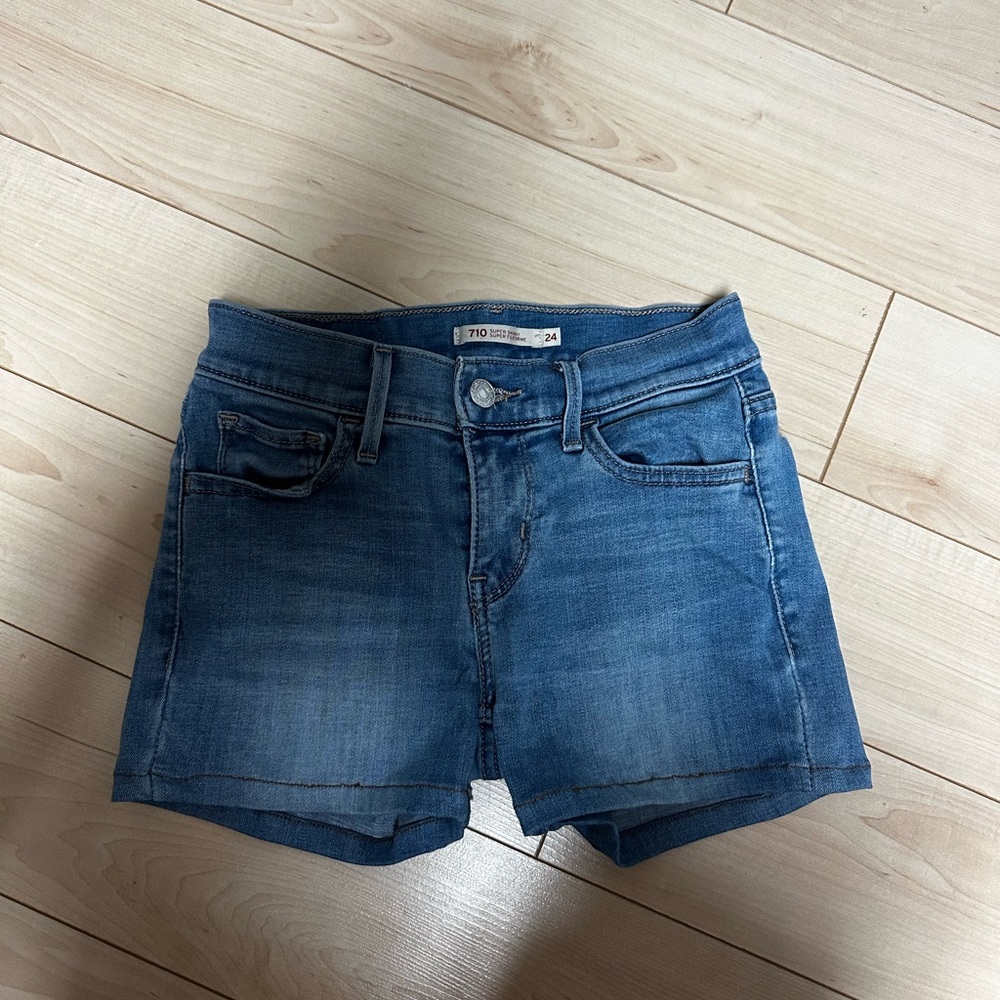 Denim Blue Women's Shorts